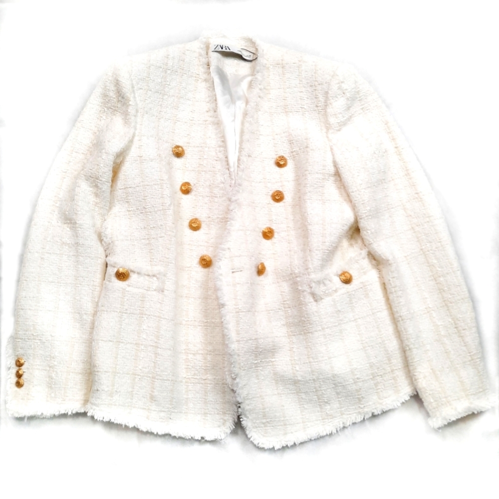 White Zara Blazer